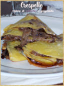 Crespelle ripiene di radicchio e gorgonzola