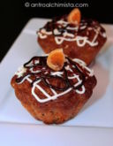 Tortine con Crema Bicolore e Glassa ai 3 Cioccolati