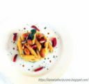 Penne gluten free con fagioli borlotti di Lamon e radicchio tardivo di Treviso.