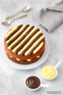 Torta bicolore con doppia crema... e una golosa novità!