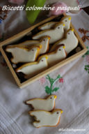 Biscotti colombine pasquali