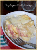 Crespelle con prosciutto cotto e scamorza affumicata