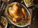 In tavola il tacchino per festeggiare il Thanksgiving Day