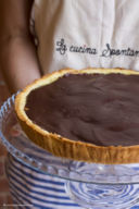 Crostata di semolino e cioccolato