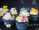 Tutorial back to school: cupcakes per l'inizio della scuola con decorazioni in pasta di zucchero