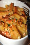 Gratin di Tortiglioni al Salmone Affumicato