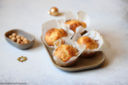 Muffin al gorgonzola e nocciole