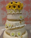 SUNFLOWER WEDDING CAKE