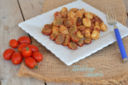 Gnocchi di patate in salsa di acciughe e pomodorini ripieni