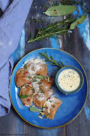 Ravioli di farro con radicchio e ricotta