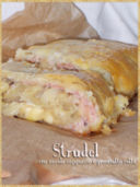 Strudel con cavolo cappuccio e prosciutto cotto