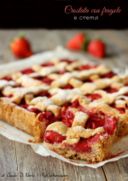 Crostata con fragole e crema