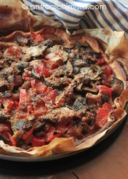 Torta Salata con Ratatouille e Formaggio Primosale