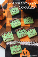 Frankenstein cookies