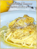 Tagliolini al limone con pangrattato aromatico e provolone