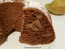 Torta veloce con mascarpone, nesquik e pera