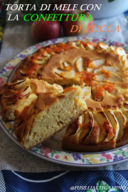 Torta di mele con la confettura di zucca