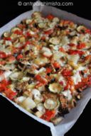 Teglia di Verdure Gratinate con Mozzarella