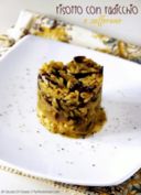 Risotto con radicchio e zafferano