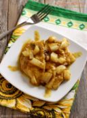 Scaloppine all'arancia con finocchi