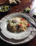 Riso Integrale con Uovo Fritto e Avocado-Lime Sauce