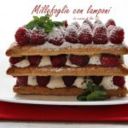 MILLEFOGLIE CON LAMPONI