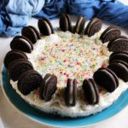 Cheesecake di crema e biscotti