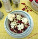 Insalata d’inverno di cavolfiore e radicchio tardivo