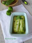 Carpaccio di zucchine al lime e menta