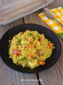 Cous cous integrale con pollo e verdure