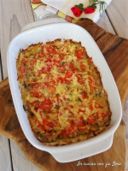 Alici al forno con patate e pomodori