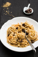 Linguine con cavolo cappuccio e finocchietto