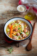 Zuppa di ceci e castagne e il Calendario del Cibo Italiano