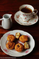 Dolcetti al limone con yogurt, mela e uvetta