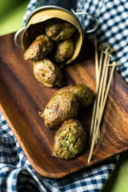 Polpette di alici e cime di rapa