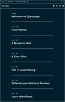 New Theme: Cyanotype