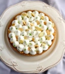 Crostata di mele, ricotta e timo