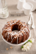 Ciambella, gianduia e nocciole - Hazelnut and gianduia chocolate donut