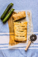 Strudel di zucchine e olive taggiasche