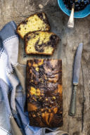 Plumcake marmorizzato con marmellata