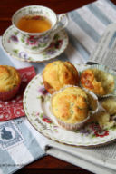 Muffin di kamut con erba cipollina e parmigiano reggiano