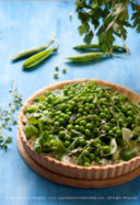 Tart ai piselli, valerianella ed erbette aromatiche #glutenfree