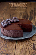 Torta mousse al cioccolato fondente e caffè al ginseng