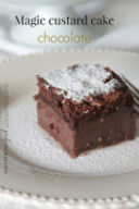 Chocolate magic custard cake, o più semplicemente la torta magica al cioccolato.