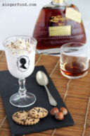 Mousse di nocciole con Biscotto per Zacapa XO