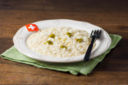 Risotto con Gruyère DOP e pesto di pistacchi