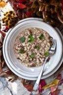 Risotto ai funghi chiodini