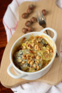 Cocottine di patate, gorgonzola e nocciole