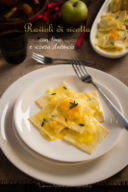 Ravioli di ricotta con timo e scorza d’arancia