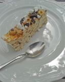 Semifreddo con amaretti / Ice cream cake with amaretto biscuit